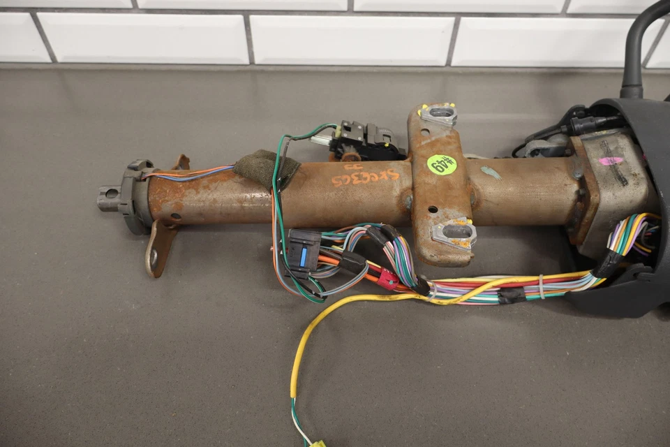 Columna de dirección inclinable con llave/interruptores 95-00 Chevy GMC Truck SUV GMT400 OBS Foto 4 de 4