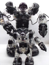 WowWee Robosapien Humanoid Toy Robots Black  Clear WORKS
