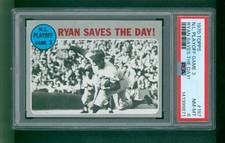 1970 Topps Baseball Card - #197 NLCS Game 3 Ryans Saves the Day, PSA 8 NM/MT