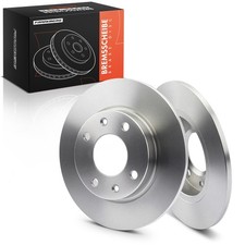 Image of Frankberg 2x Brake Discs Solid 246.8mm for Peugeot 106 206 Dallas Citroen Front