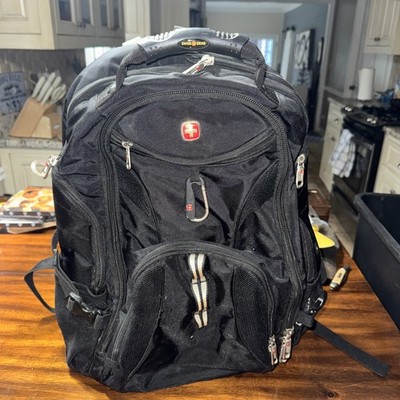 SWISSGEAR Scan Smart TSA 17.5'' Laptop Backpack Black- Every Pocket Imaginable!