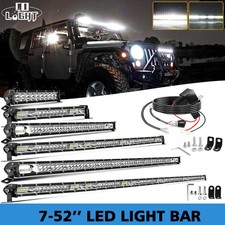 Led Light Bar Spot Flood Combo Auxiliary Driving Fog Lamp Truck Suv Atv Offroad Led Light Bar Spot Flood Combo Auxiliary Driving Fog Lamp Truck Suv Atv Offroad