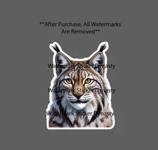 Lynx Sticker Waterproof Decal Cat Wildlife Outdoor Nature Wildlife Gift NEW