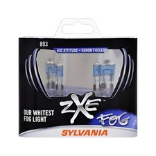 Sylvania 893 Silverstar Zxe Halogen Fog Light Bulb - Bright White Pack Of 2