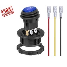 Lighted 12V Waterproof On/Off Toggle Switch for Automotive Marine Applications