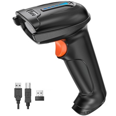 Tera D5100 1D 2D QR Wireless Barcode Scanner with Battery Indicator Cordless 1D