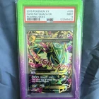 Pokemon 2015 XY Roaring Skies M Rayquaza EX Full Art Holo 105/108 PSA 9