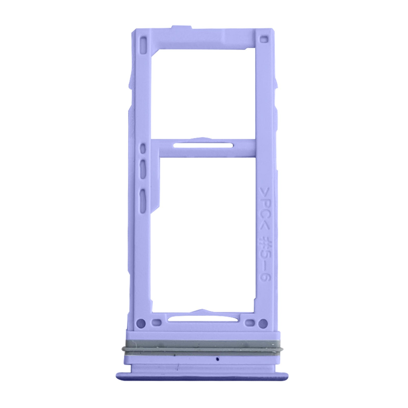 Support de carte SIM violet haute précision pour Galaxy A52s et A72