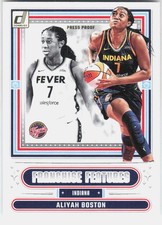 2025 Donruss WNBA #12 Aliyah Boston Franchise Features Press Proof