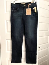 NEW WITH TAGS DEMOCRACY SIZE 8 STRAIGHT LEG BLUE DENIM JEANS