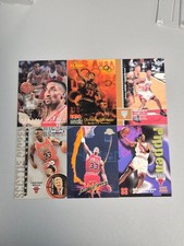 Scottie Pippen Basketball Card Lot of 6-1996-97 Flair Showcase Row 0 & More