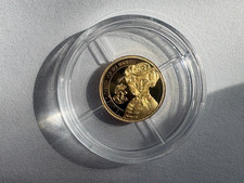 Young Elizabeth - 0.585 Gold - 0.5g - Certificate - Bargain!!! 4188.39 per troy oz
