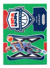 Kevin Durant 2021-22 Panini Prizm #2 Green Prizm USA Basketball