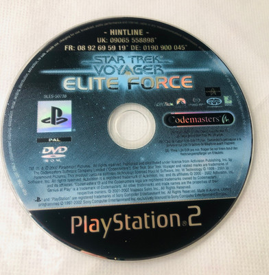 Videospiel Star Trek Voyager Elite Force nur Disc Sony PlayStation 2 PS2