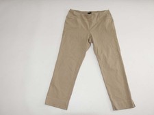 J. Jill Women's Wearever Smooth Fit Knit Jeans Size Large Beige Pants 27" Inseam