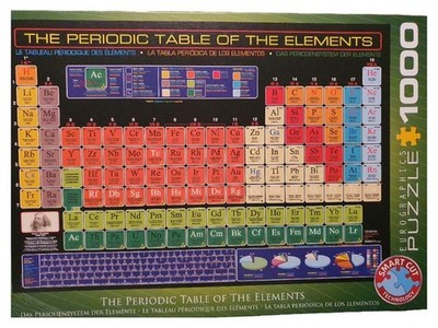 EuroGraphics Puzzle 1000 Teile Periodensystem der Elemente Chemie