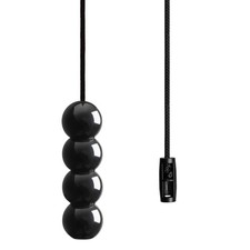 Bathroom Light Pull Cord Handle,String and Connector.Elegant Pebble Style Handle