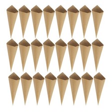 60 Pcs Cones Petal Cone Candy Holder for Wedding Celebration Supplies