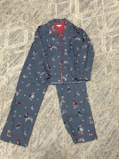 PJ Salvage Dogs Cotton LIGHTWEIGHT Flannel PJ Set Pajamas Size Small NWOT