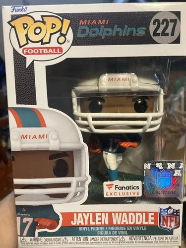 Funko Pop! Fanatics Exclusive! Jaylen Waddle #227  NFL Miami Dolphins Broncos