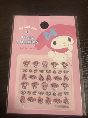 Daiso Sanrio Nagelsticker My Melody LIMITIERT aus JAPAN Marke Kostenloser Ver...