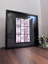 Triple Euro Stack Frame by FramedCash | 35x35cm Luxury Wall Art 