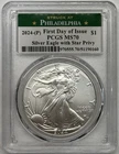 2024 (P) $1 American Silver Eagle Star Privy PCGS MS70 - FDOI