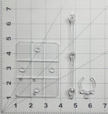 Action Figure Poseable Flight Clear Display Stand For DC GI Joe Transformers etc