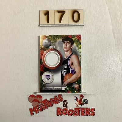 2025-26 Topps Holiday Player Relic Maxime Raynaud #PR-MR Rookie 