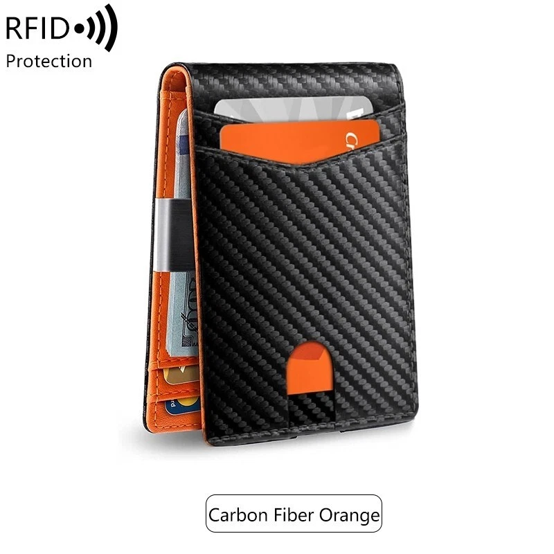 Minimalist men's RFID blocking multi-functional ultra-thin 12-card wallet - Image 3 of 4