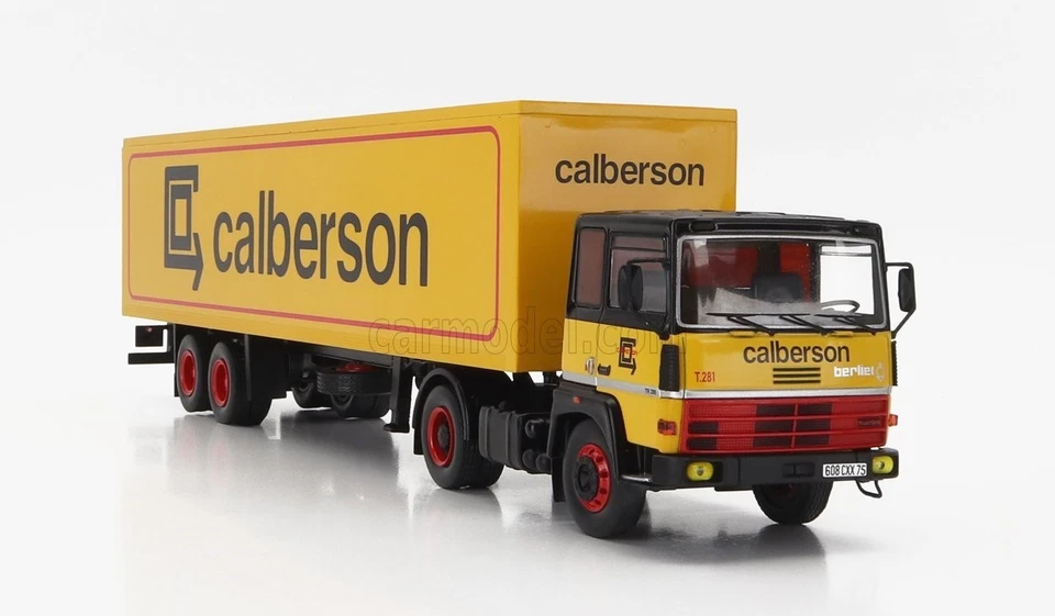 1978 BERLIET - TR280 CALBERSON 1/43 Odéon Odeon 160 Semi Trailer Truck - Image 3 of 4