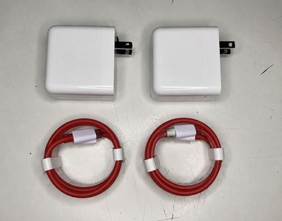 2-Pack OnePlus Warp wall Charger and Cable, 65W Warp Charger with USB-C to USB-C