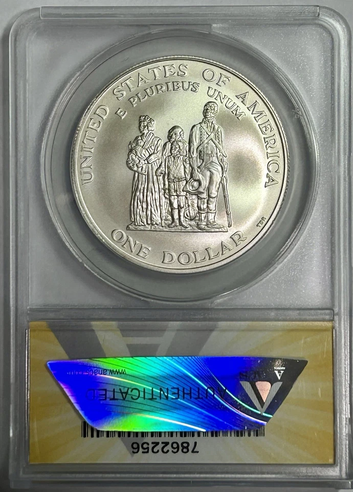 1998-S $1 Crispus Attucks Silver Dollar (ANACS MS70) NH4297ED - Image 2 of 4