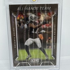 2023 SCORE DAVANTE ADAMS ALL-HANDS TEAM CASE HIT LAS VEGAS RAIDERS SSP!