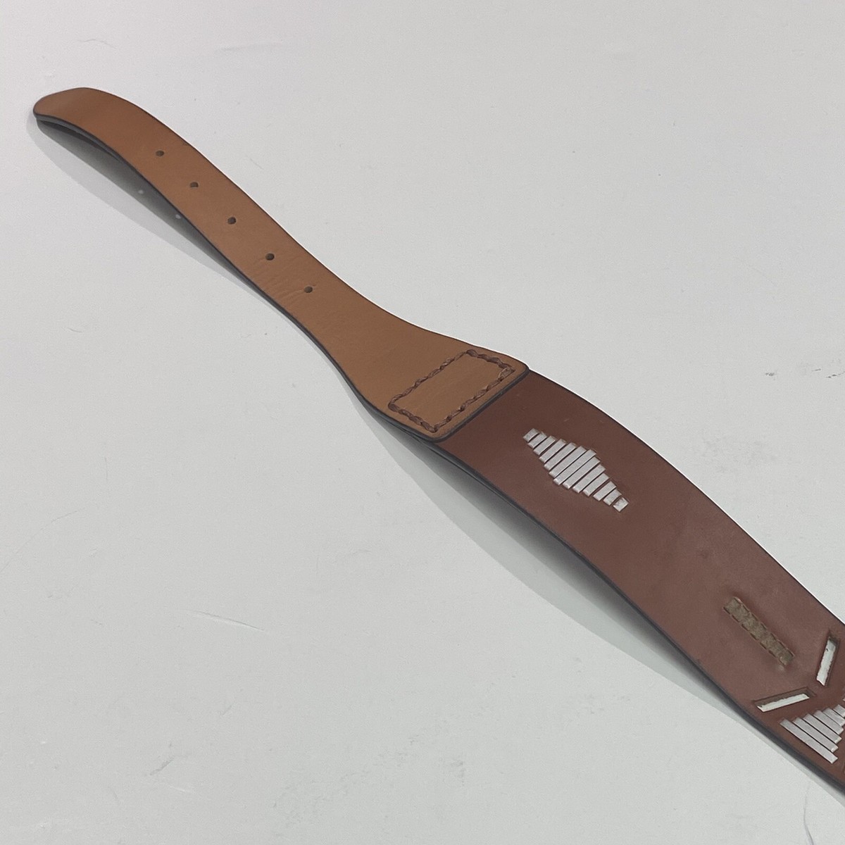 Cuirum Barcelona Spain 100% Leather Designer Wide Belt Hand 