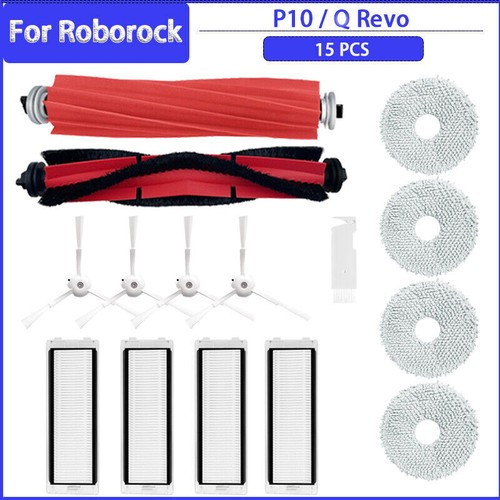 Bolsa de filtro de cepillo de rodillo principal para kit aspiradora robot Roborock P10 / Q Revo - Imagen 11 de 56