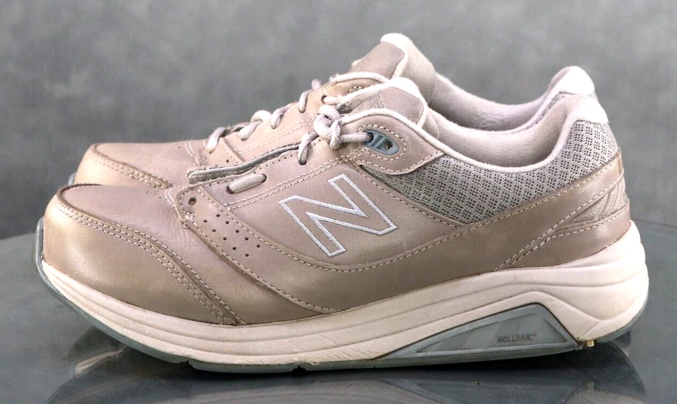 New Balance 928v3 Women's Comfort Walking Shoes Size 8 D Leather Beige - Image 2 of 4