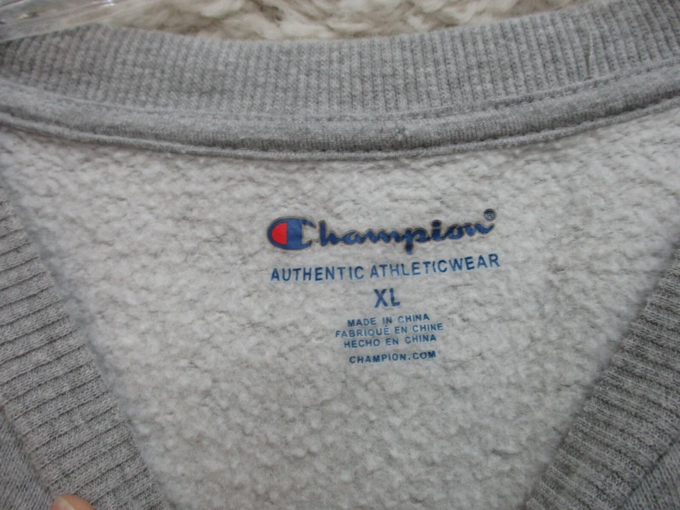 Suéter Champion Extra Grande Juvenil Gris Sherpa Vellón Manga Deletrear Logo Niña Foto 4 de 4