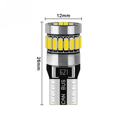 2x Canbus T10 White 194 168 W5W LED 12V Car Side Wedge Parker Light Cool white - Picture 3 of 3