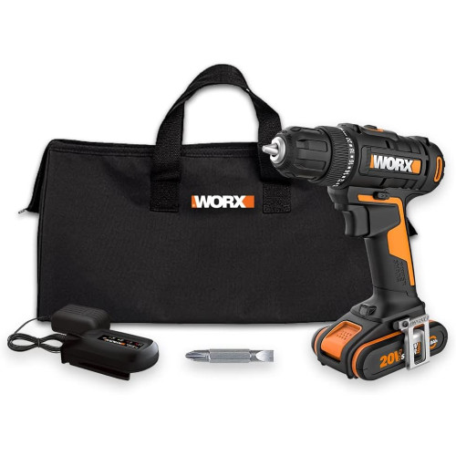 Worx WX100 Trapano Avvitatore a Batteria 20V | Kit Powershare Completo - 4