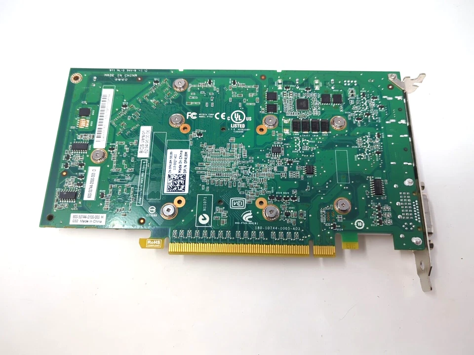 Dell Nvidia Quadro FX1800 768MB GDDR3 DP DVI PCIe Graphics Card 0P418M - Image 2 of 3