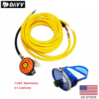 50/100 ft Explorer Scuba Diving Dive 2nd Stage Regulator Octopus Hookah Hose Kit