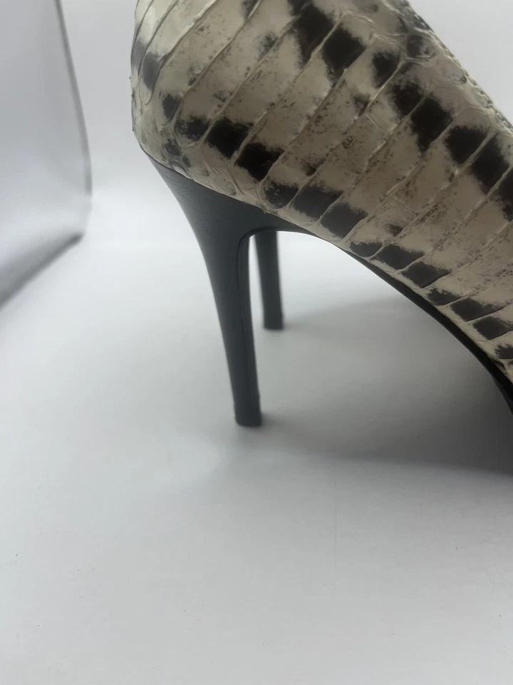 Zapatos de salón clásicos SHOES OF PREY para mujer Side 7 tacón alto plataforma punta abierta Foto 4 de 4