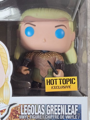 Funko Pop LOTR The Hobbit Legolas Greenleaf 46 Hot Topic Exclusive - Blue Eyes - Picture 3 of 8
