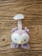 Ingenuity OWL Plush Baby Comfort Toy Sleep Play Hanging Gym Toy Purple