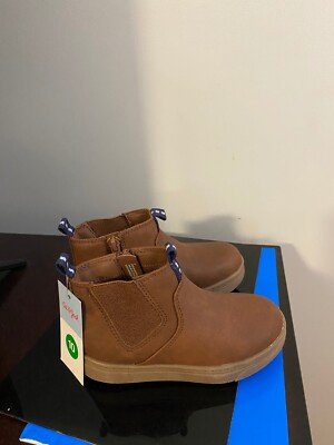BRAND NEW TODDLER BOYS SIZE 10 CAT & JACK LUCAS BOOTS-BROWN