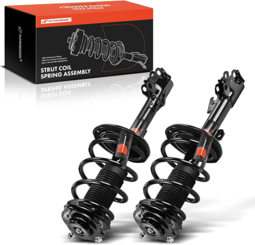 Front Pair Complete Strut and Coil Spring Assembly for Toyota Sienna 2015-2020,