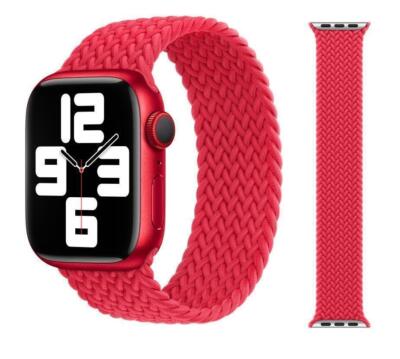 Original Apple Braided Solo Loop Armband 38/40/41mm Größe 3 (Product) Red 2. Gen