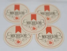 Lot of (5) Michelob Coasters circa 1977 "Weekends were made for Michelob"