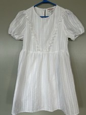 Andre Size Small White Dress New With Tags I Washed It 100% Cotton